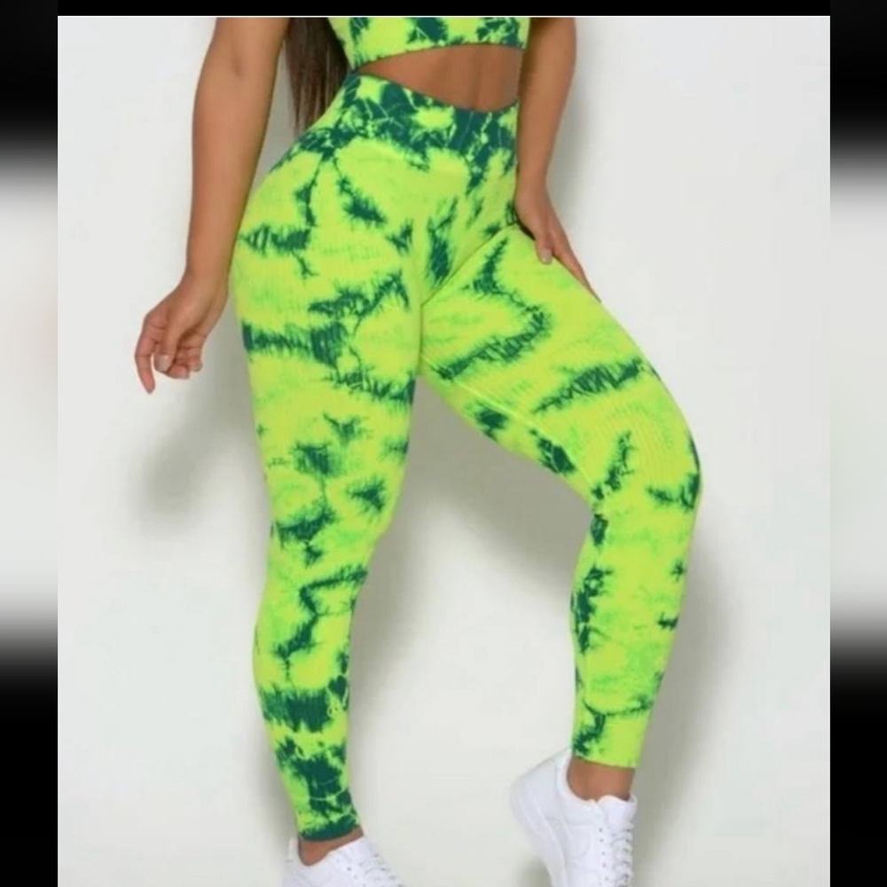 Bombshell Crystal Tie-Dye Leggings - Sz M